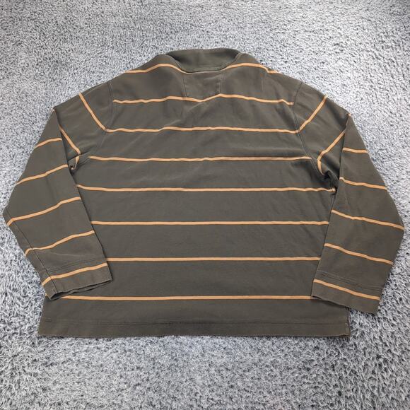 Banana Republic Sweater Men 2XL XXL Green Quarter Zip Modern Preppy Normcore - Picture 5 of 6